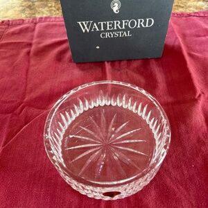 Waterford Crystal wine bottle coaster